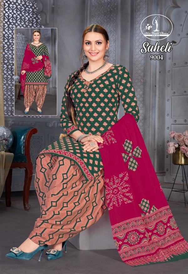 Miss World Saheli Vol 9 Cotton Printed Dress Material Collection